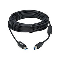 Tripp Lite USB 3.2 Gen 1 Plenum-Rated Fiber Active Optical Cable (AOC) - A/
