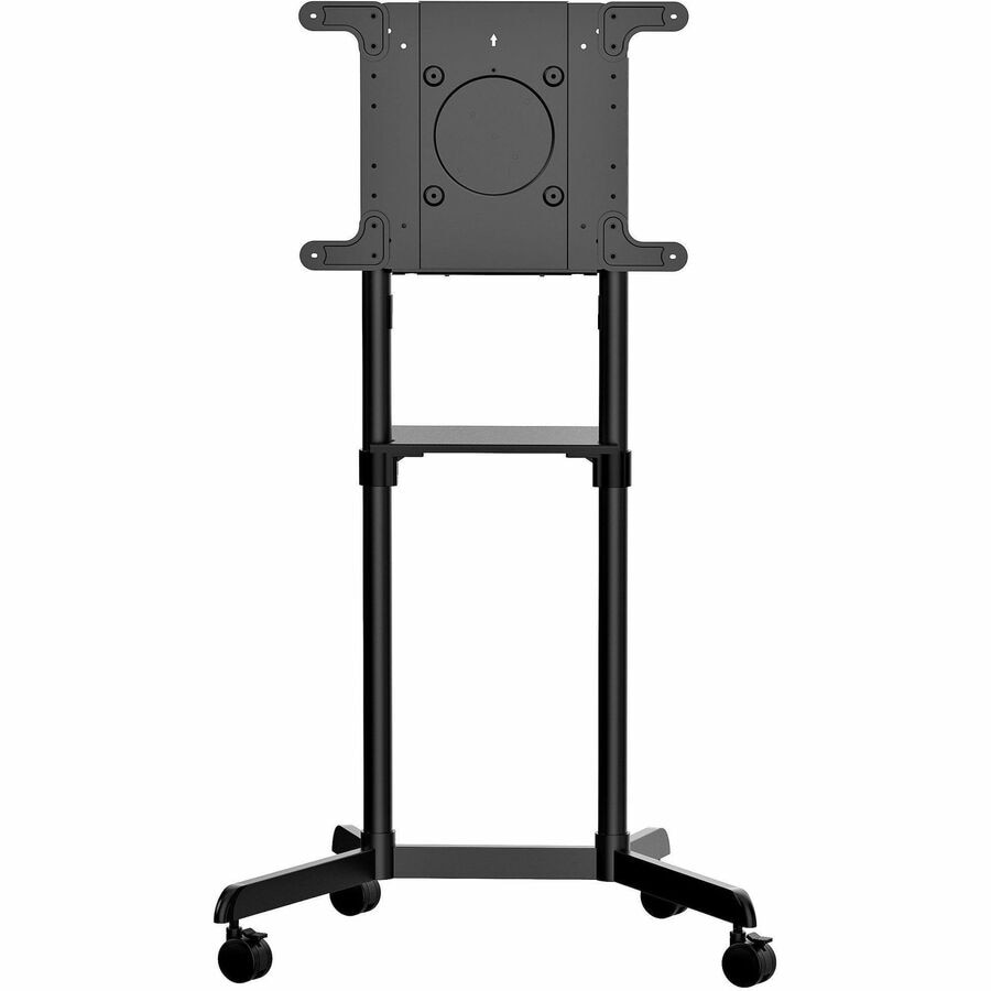 StarTech.com Mobile TV Cart - Rolling TV Stand with Shelf - 37-70in VESA Display Mount - Rotate/Tilt