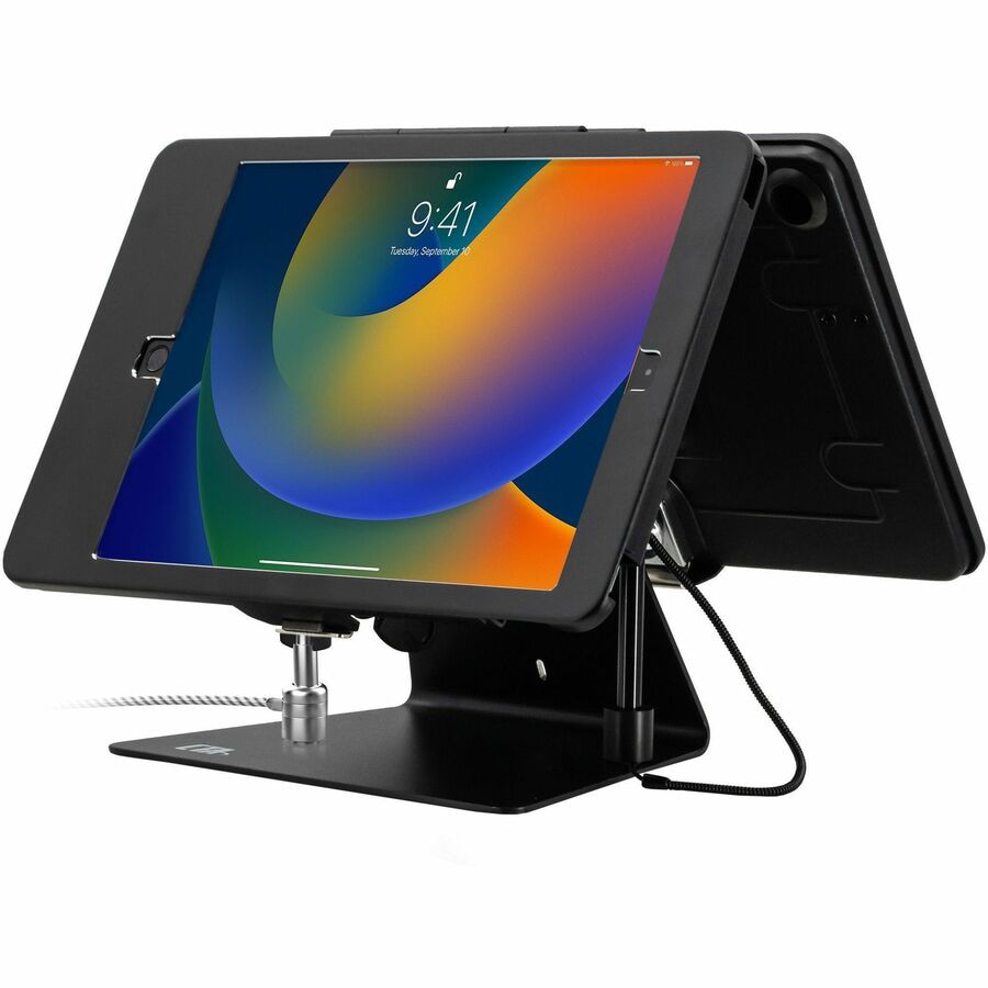CTA Digital Security Dual-Tablet Kiosk Stand for iPad Air 3 (2019), iPad Pro 10.5 and iPad 10.2 Gen 7th/ 8th/ 9th, Black