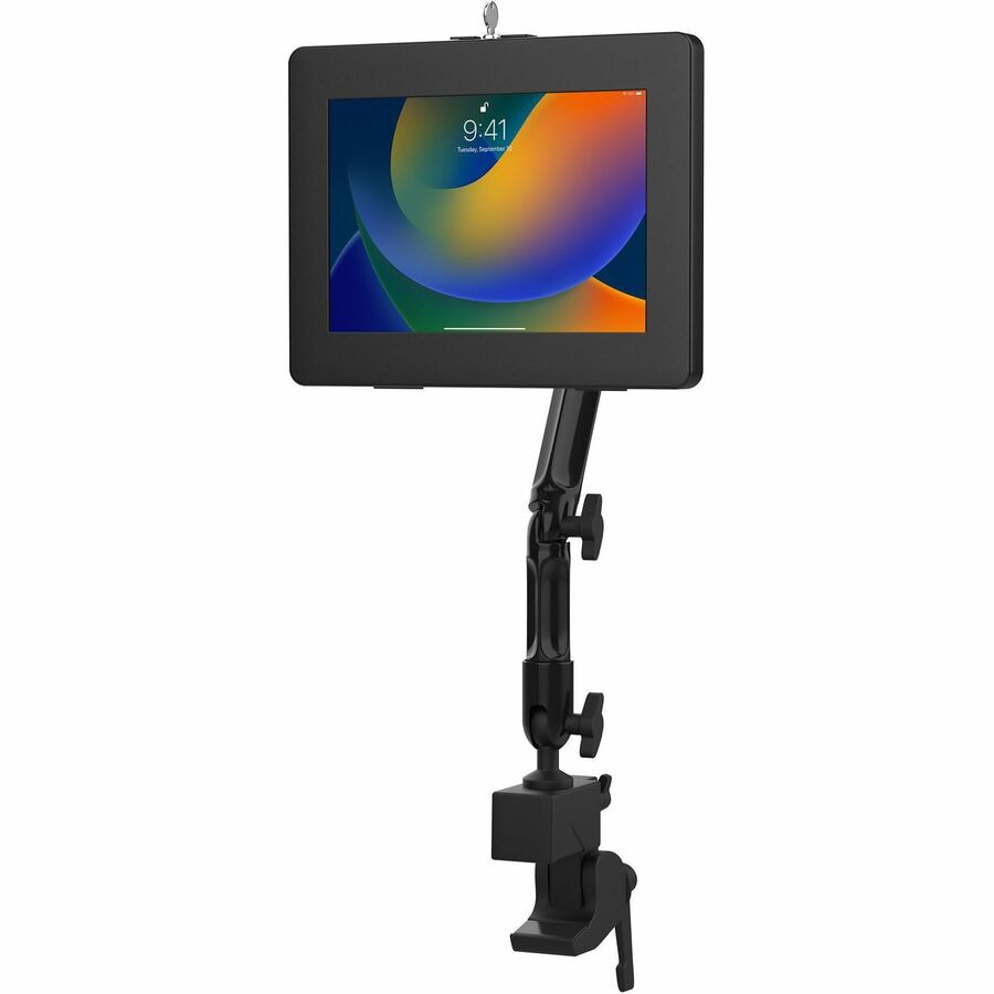 CTA Desk Clamp Mount w/ Universal Security Enclosure for 7-14" Tablets