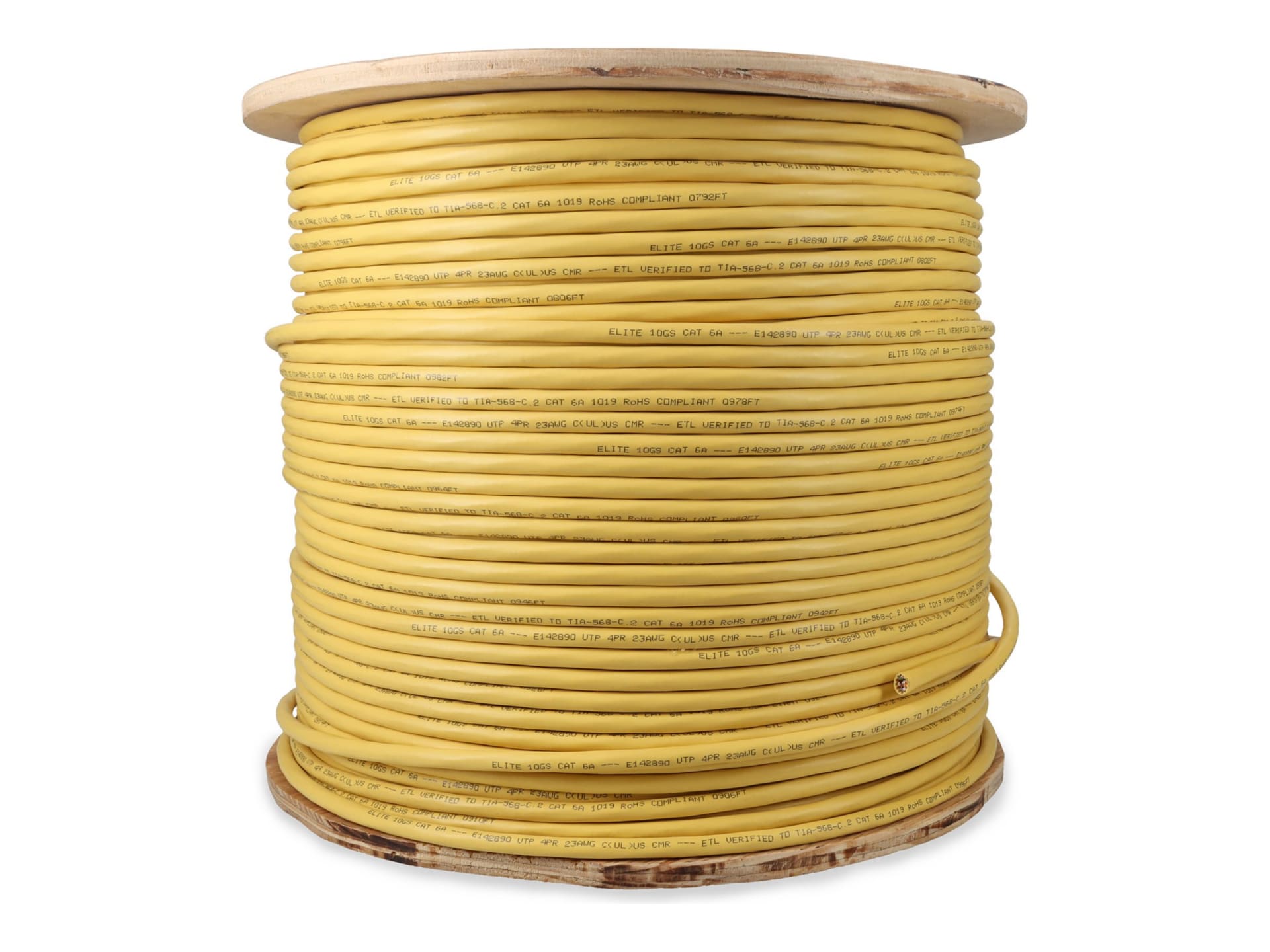 Proline bulk cable - 1000 ft - yellow