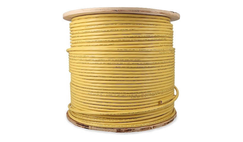 Proline bulk cable - 1000 ft - yellow