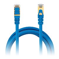 Anywhere Cart 1' CAT7 S/FTP Shielded Ethernet Cable - Blue