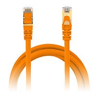 Anywhere Cart 1' CAT7 S/FTP Shielded Ethernet Cable - Orange