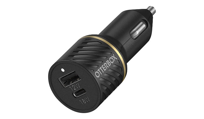 OtterBox USB-C and USB-A Fast Charge Dual Port Car Charger Premium