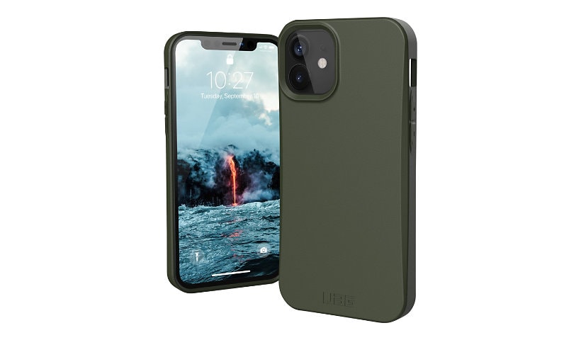 UAG Rugged Case for iPhone 12 Mini 5G [5.4-inch] - Outback Olive - back cov