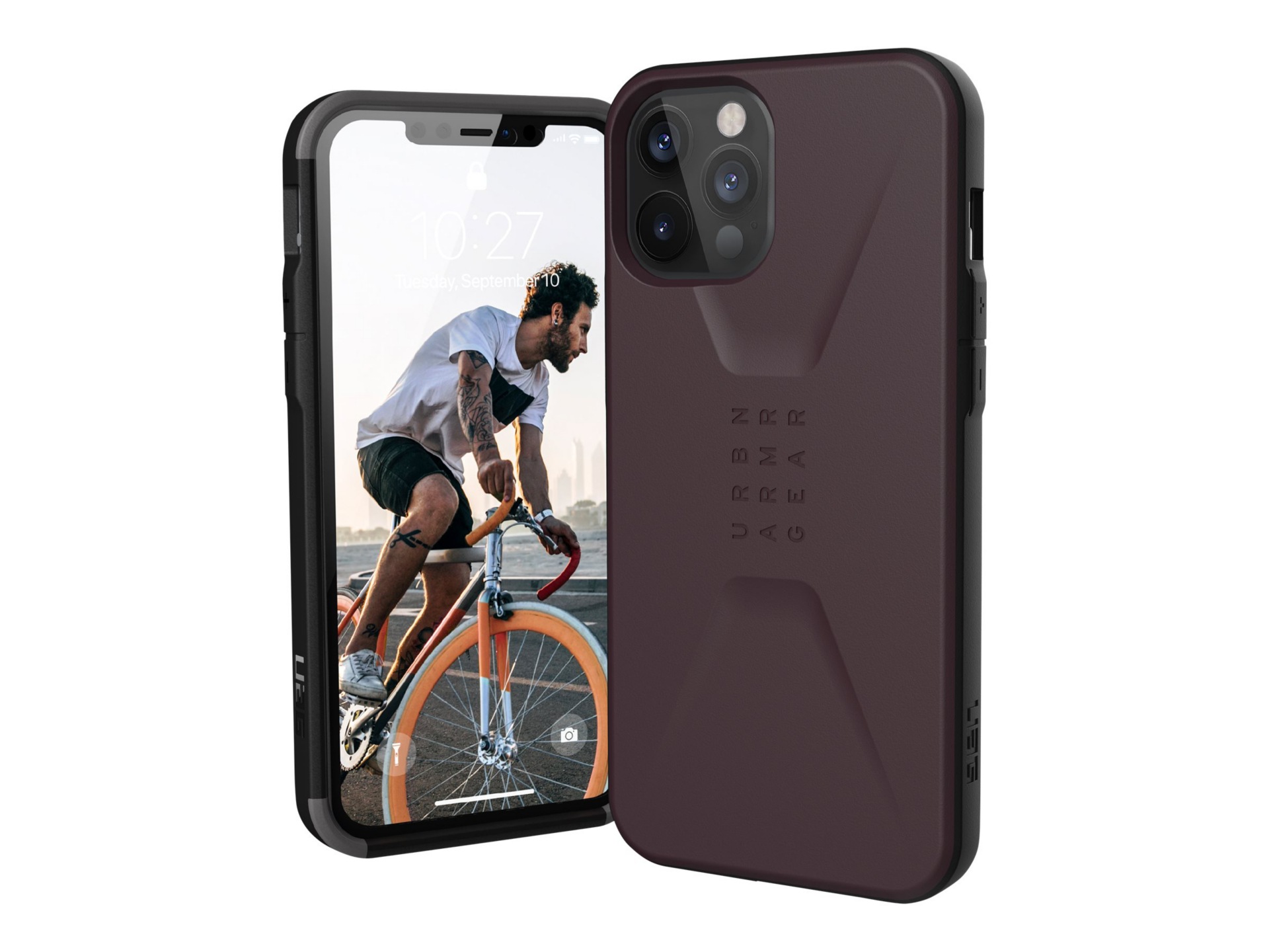 UAG Rugged Case for iPhone 12 Pro Max 5G [6.7-inch] - Civilian Eggplant - b
