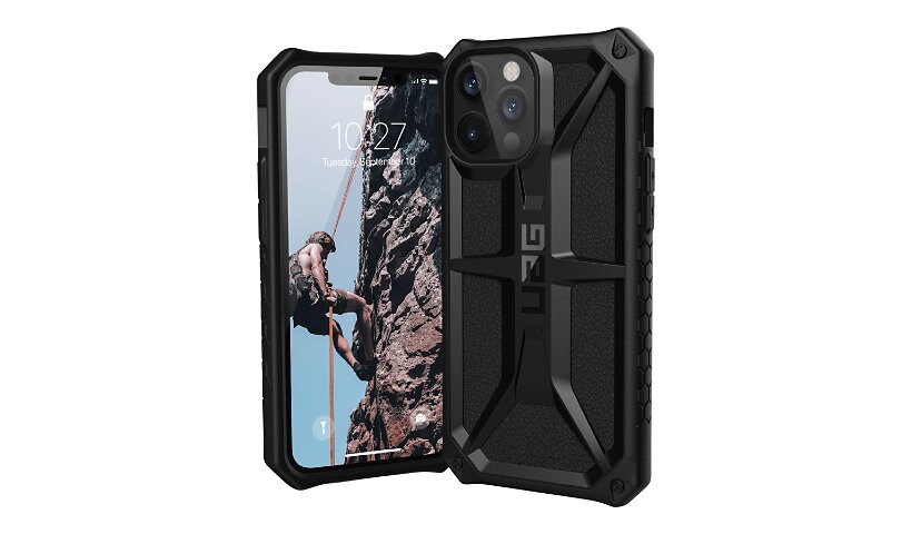 UAG Rugged Case for iPhone 12 Pro Max 5G [6.7-inch] - Monarch Black - back