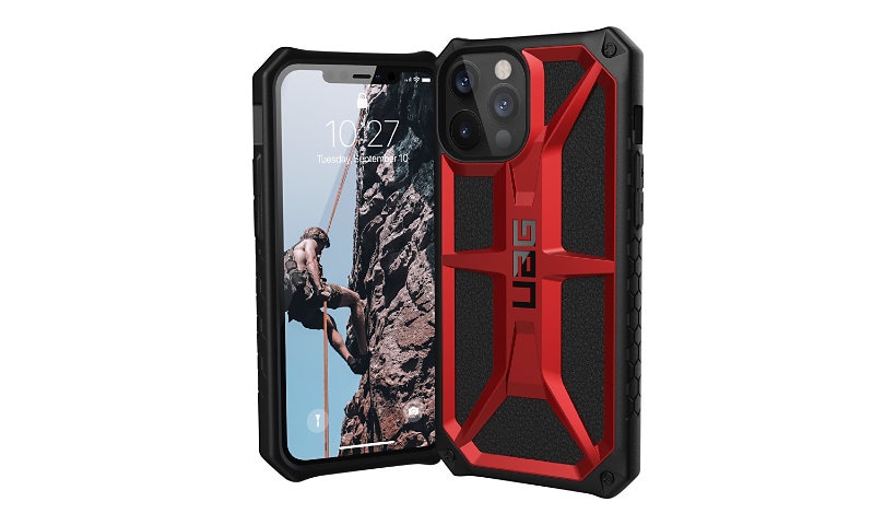 UAG Rugged Case for iPhone 12 Pro Max 5G [6.7-inch] - Monarch Crimson - bac