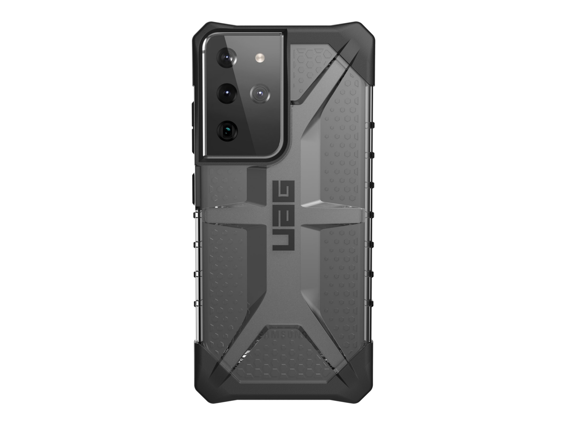 UAG Rugged Case for Samsung Galaxy S21 Ultra 5G [6.8-inch] - Plasma Ash - b