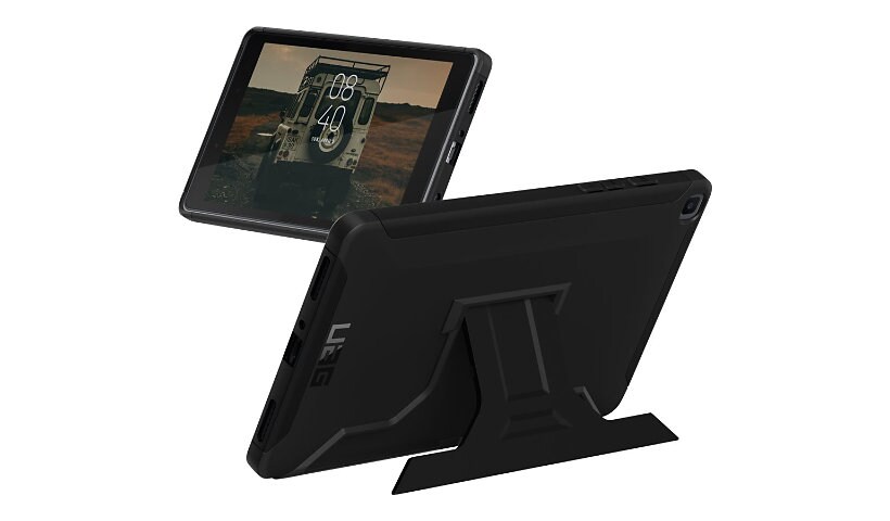 UAG Rugged Case w/ Kickstand for Samsung Galaxy Tab 8,4 - Scout Black - bac