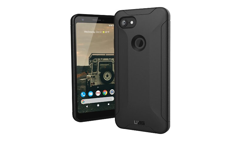 UAG Rugged Case for Google Pixel 3a XL [6-inch screen] - Scout Black - back