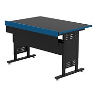 Spectrum Esports Evolution - desk - rectangular - black, blue accents