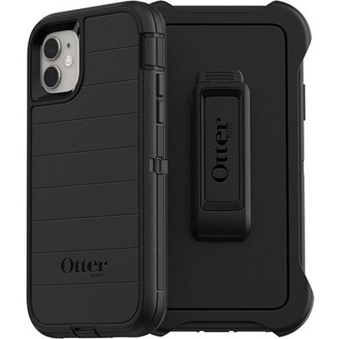 OtterBox Defender Series Pro Rugged Carrying Case (Holster) Apple iPhone 11 Smartphone - Black