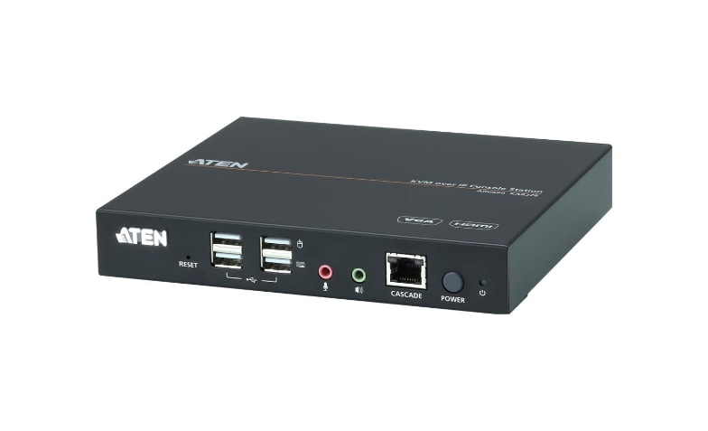 ATEN VGA/HDMI KVM over IP Console Station KA8278 - KVM / audio extender - HDMI, VGA - - Switches CDW.com