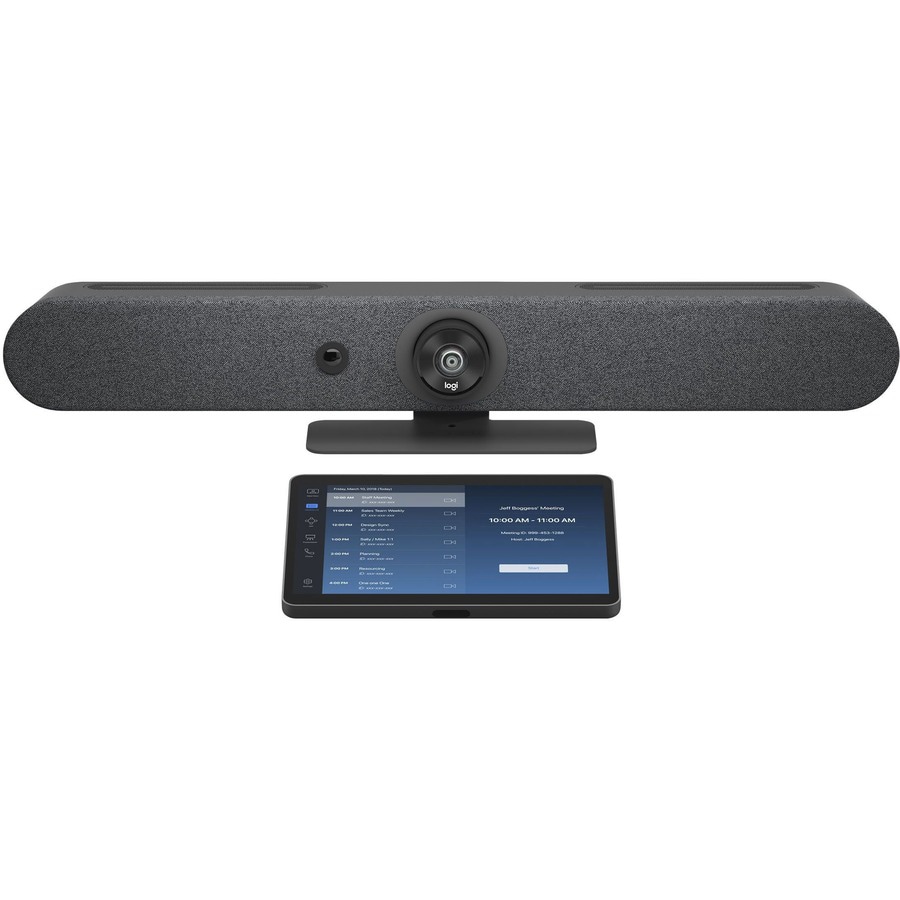 Logitech Rally Bar Mini (Graphite) + Tap with Cat5e - Video Conferencing Ki