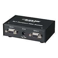 Black Box Compact VGA Switch 2 x 1 - monitor switch - 2 ports