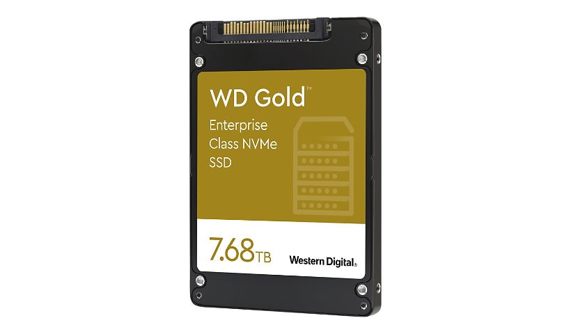 WD Gold Enterprise-Class SSD WDS768T1D0D - SSD - 7.68 TB - U.2 PCIe 3.1 x4