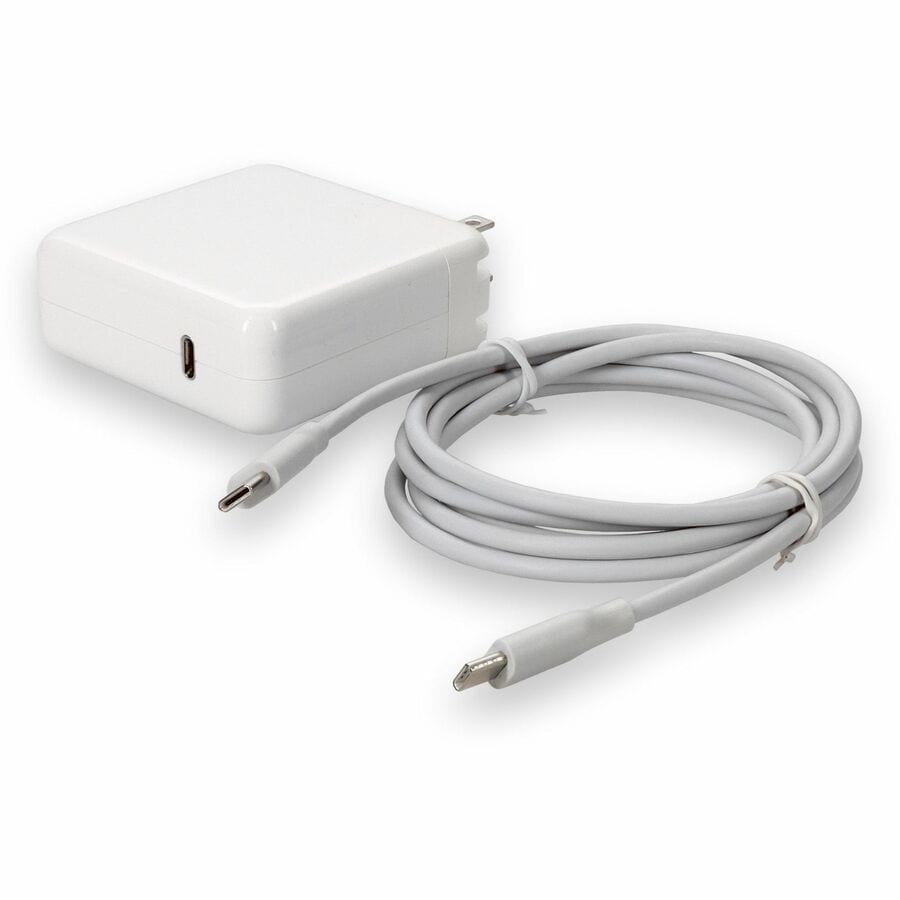 Proline 6ft Apple Computer® MRW22LL/A Compatible 60W 20V at 4.25A White USB-C Laptop Power Adapter and Cable