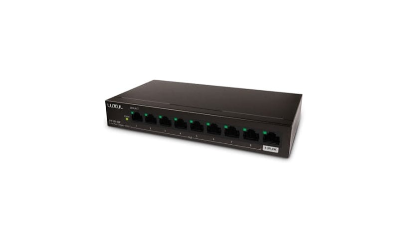 Luxul 8-Port Unmanage PoE+ Switch - Wireless Access Point