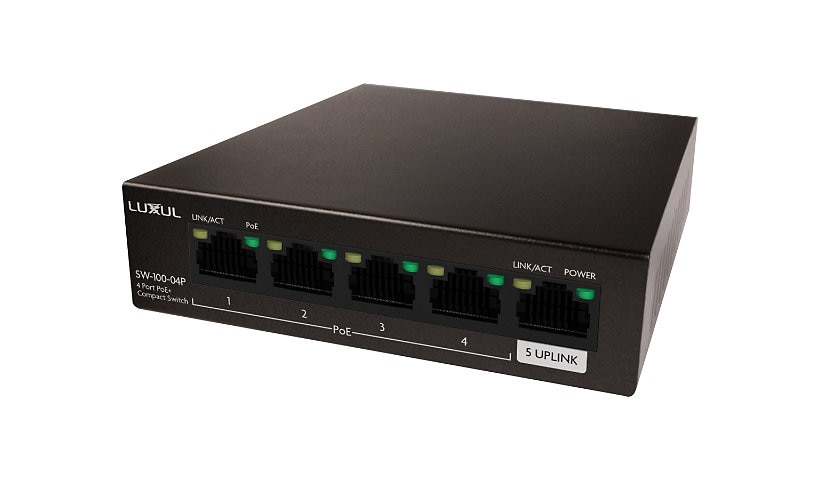 Luxul 4-Port Unmanaged PoE+ Switch - Wireless Access Point