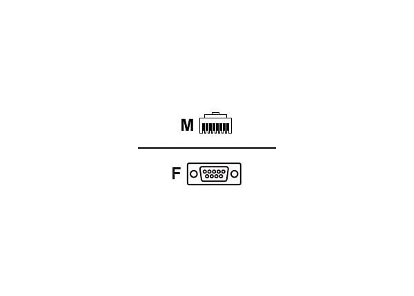 PERLE CONVERT IOLAN RJ45 TO-PC DB9F