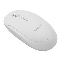 Macally - mouse - Bluetooth - white