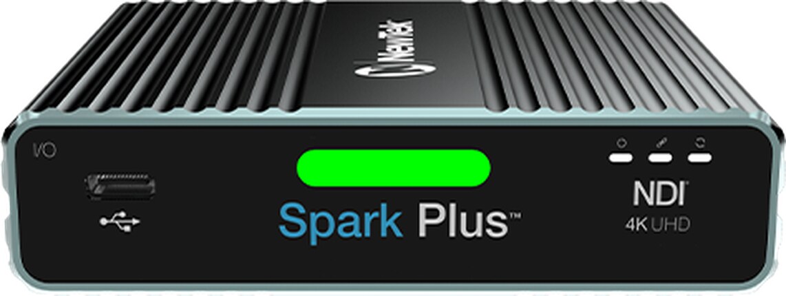 NewTek Spark Plus IO 4K audio/video over IP encoder / decoder