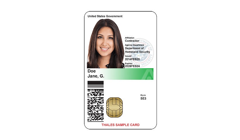 Thales SafeNet V2.1 IDPrime PIV Card