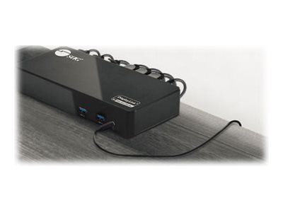 Thumbnail 3 of 11 for SIIG Universal Hybrid Triple 4K Video Docking Station with PD 3.0 - docking station - USB-C - 3 x HDMI, 3 x DP - GigE