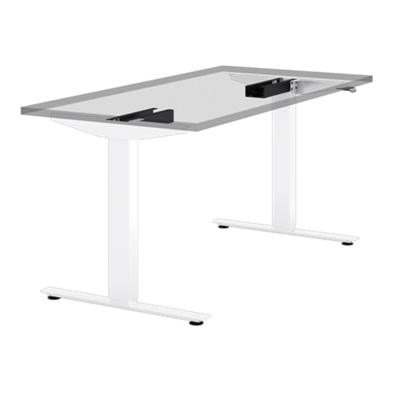 Humanscale Efloat Lite 27"-46" Expandable Frame - White