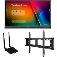 ViewSonic ViewBoard IFP7552-E1 - 4K Interactive Display with WiFi Adapter and Fixed Wall Mount - 400 cd/m2 - 75"
