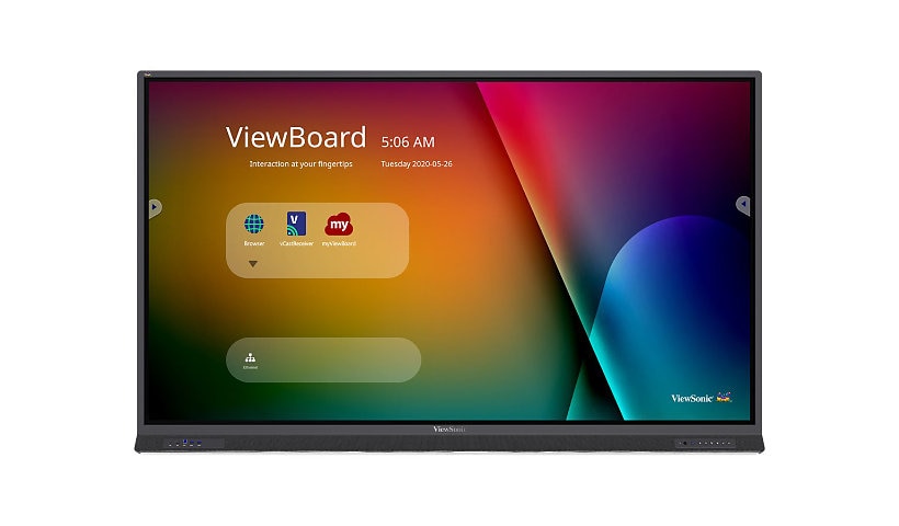ViewSonic ViewBoard IFP8652-E1 86" Class (85.6" viewable) LED-backlit LCD display - 4K - for interactive communication