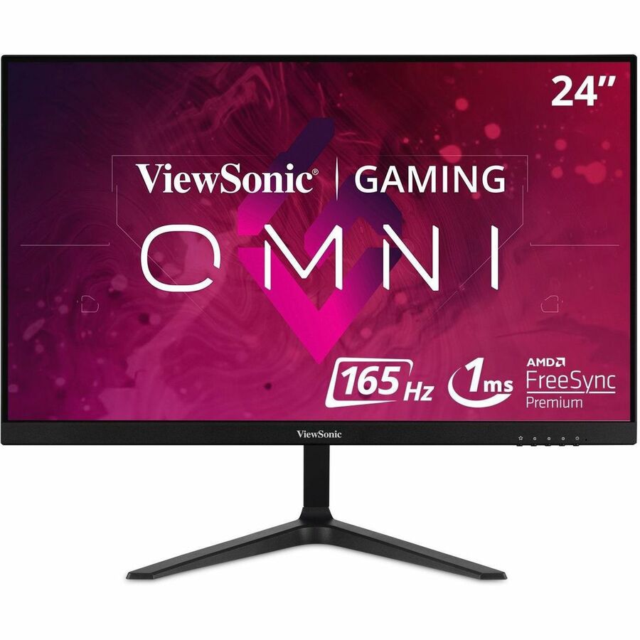 ViewSonic OMNI VX2418-P-MHD 24 Inch 1080p 1ms 165Hz Gaming Monitor with FreeSync Premium, Eye Care, HDMI and DisplayPort