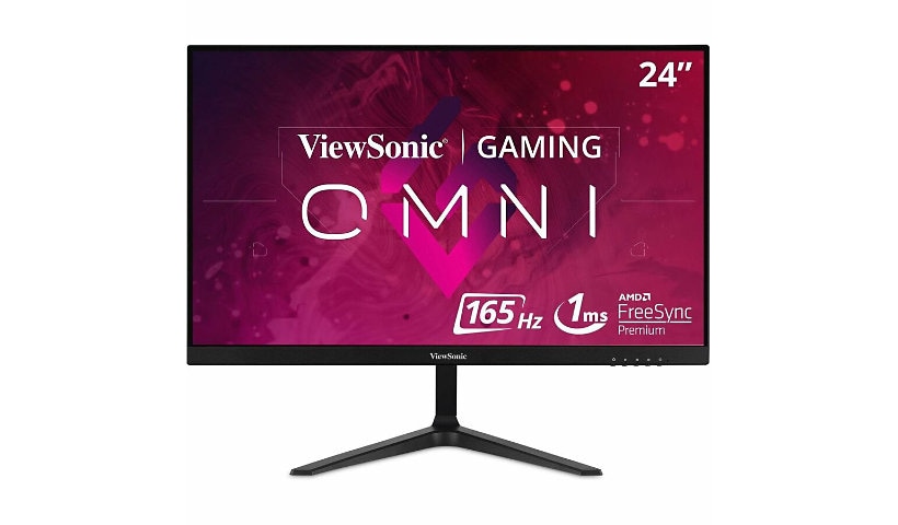ViewSonic OMNI VX2418-P-MHD - 1080p 1ms 165Hz Gaming Monitor with Adaptive Sync, HDMI, DP - 250 cd/m² - 24"