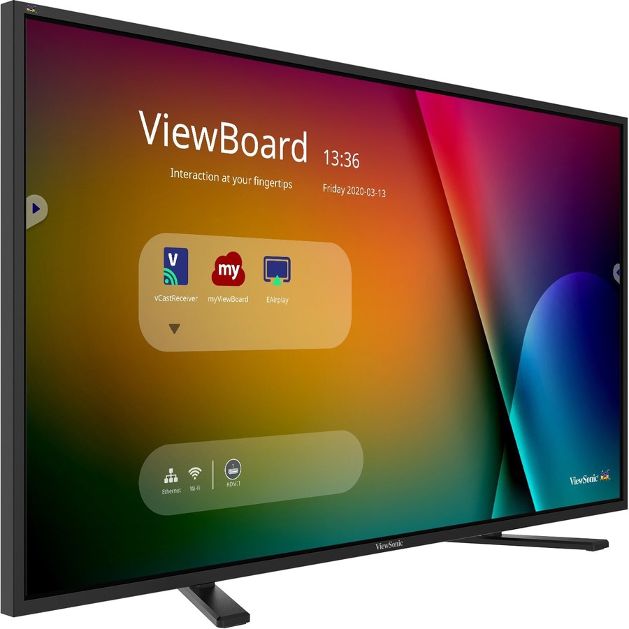 ViewSonic IFP4320 43 Inch ViewBoard 4K Interactive Flat Panel Display with In-Cell Touch and HDMI, DisplayPort, 60W