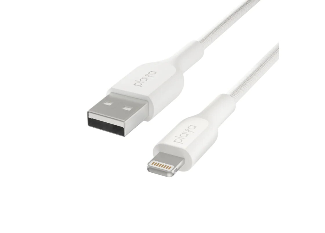 Playa by Belkin Lightning to USB-A  Cable Apple 15cm/ 6-Inch - White -  PMWH1001BT0M - USB Cables 