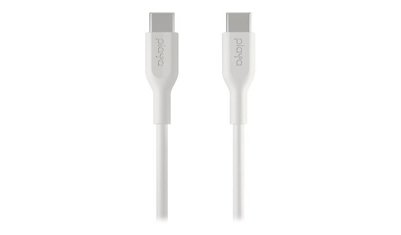 Playa by Belkin 6' USB C to USB C Cable MFi Certified- 6ft/2M - White