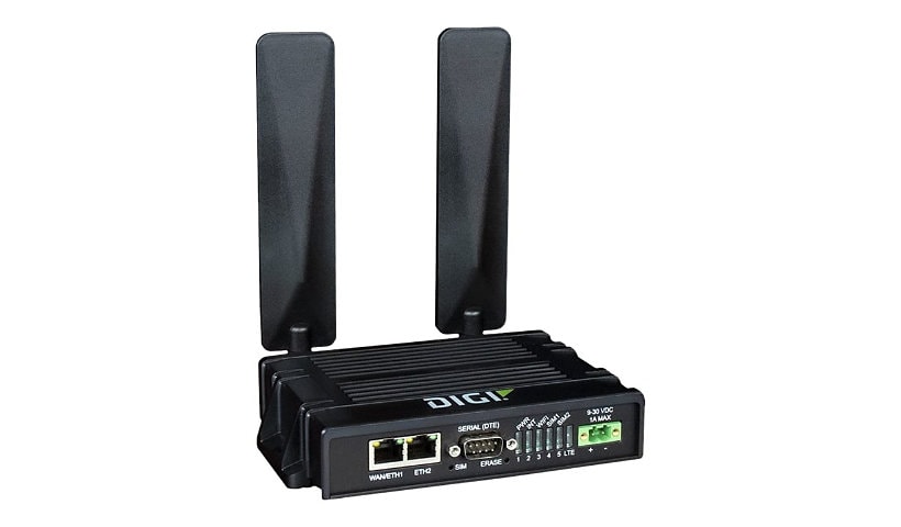 Digi IX20 - wireless router - WWAN - DIN rail mountable