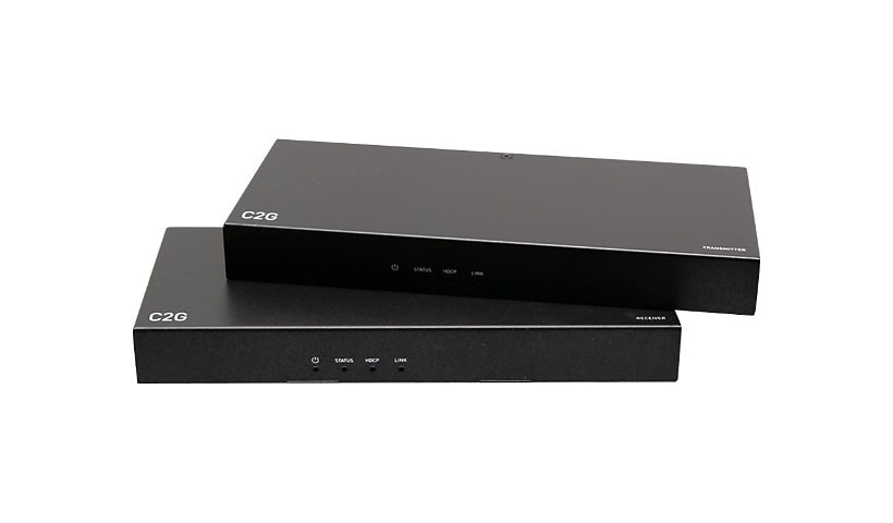 C2G HDMI HDBaseT Transmitter + Receiver Kit - USB, 3.5mm Audio & RS232
