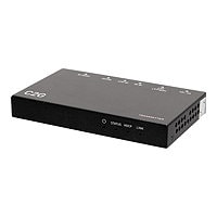 C2G HDMI + RS232 + IR 4K Scaling RX Box - video/audio/serial extender - HDM