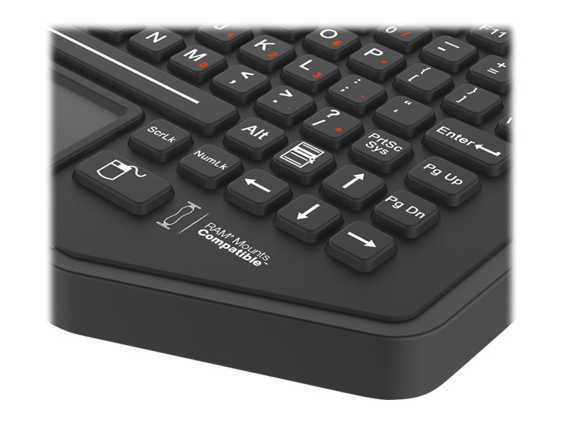 Thumbnail 3 of 4 for RAM GDS Tech - keyboard - with trackpad Input Device