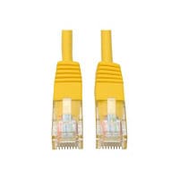 Eaton Tripp Lite Series Cat5e 350 MHz Molded (UTP) Ethernet Cable (RJ45 M/M), PoE - Yellow, 5 ft. (1.52 m) - patch cable