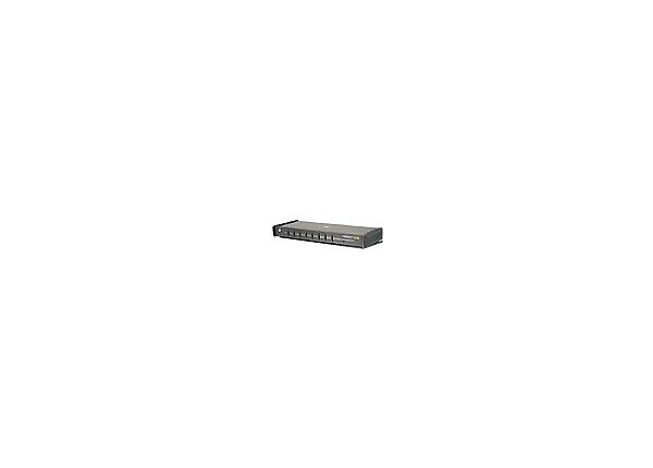 IOGEAR MiniView Ultra+ GCS1758 - KVM / audio switch - 8 ports - rack-mountable