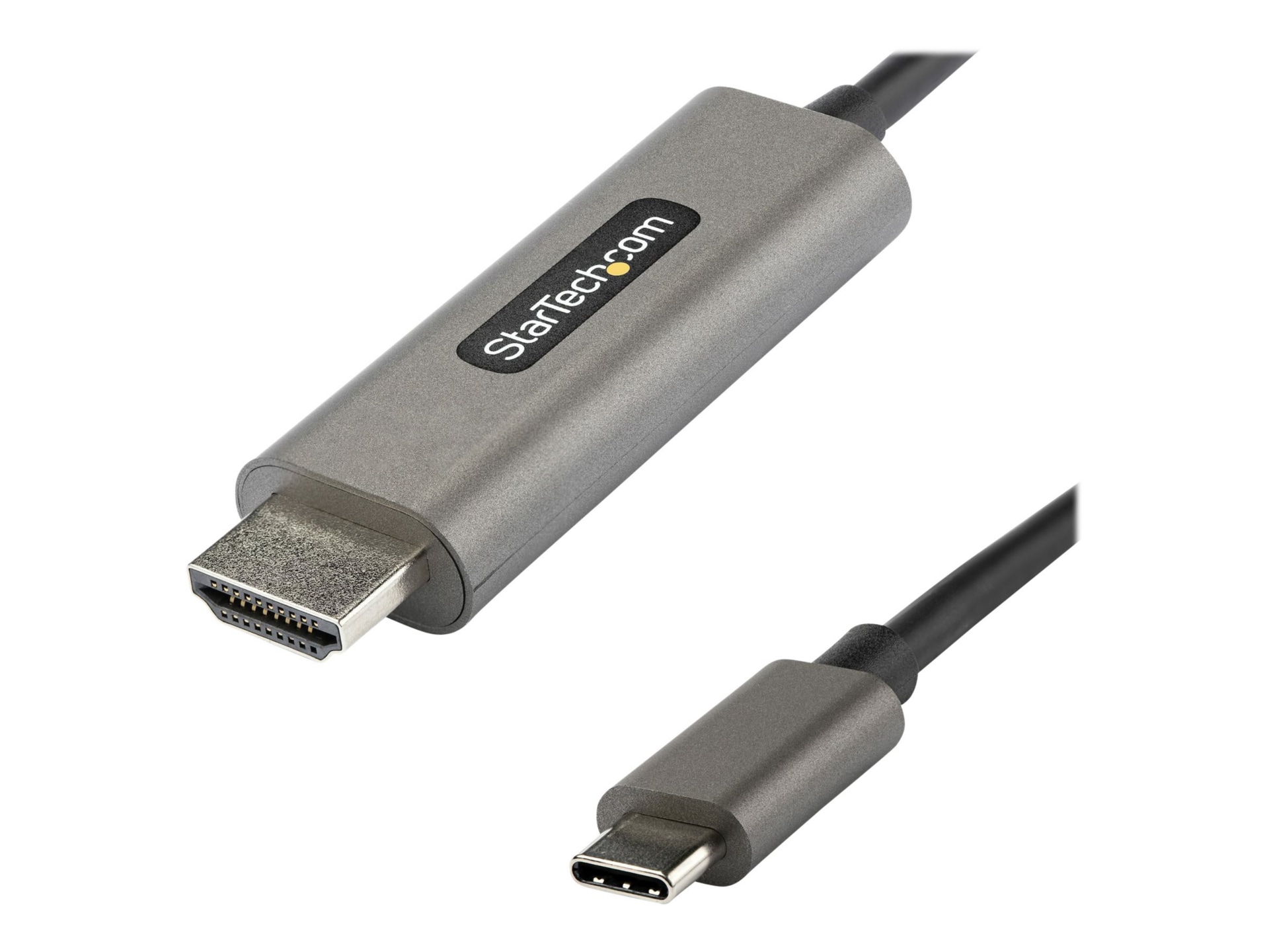 StarTech.com 3ft (1m) USB C to HDMI Cable 4K 60Hz with HDR10, Ultra HD USB Type-C to HDMI 2.0b Video Adapter Cable, DP