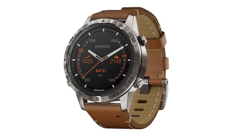 Garmin MARQ Adventurer - titanium - smart watch with band - 32 GB