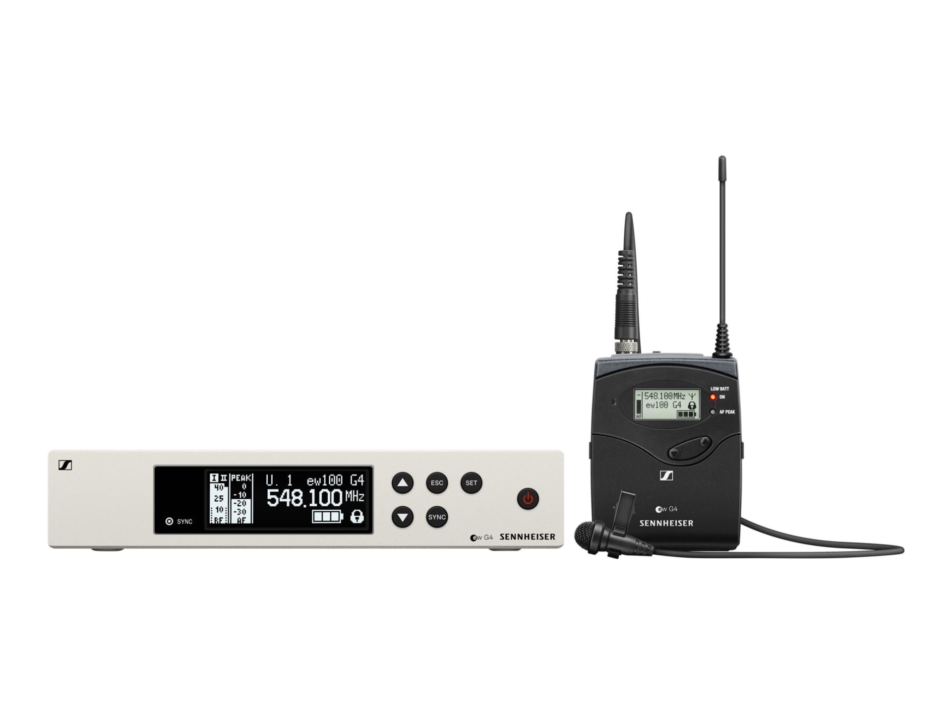 Sennheiser EW 100 G4-ME2-A1 - Lavalier Set - wireless microphone system