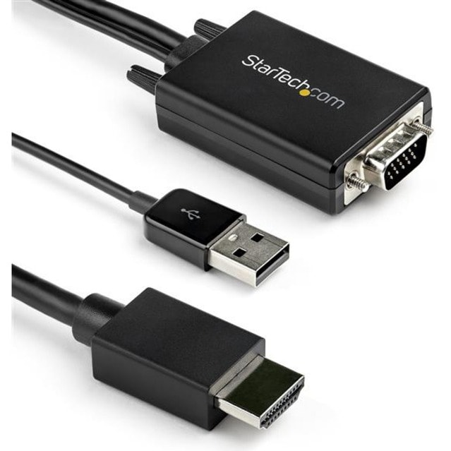 StarTech.com 2m VGA to HDMI Converter Cable with Audio