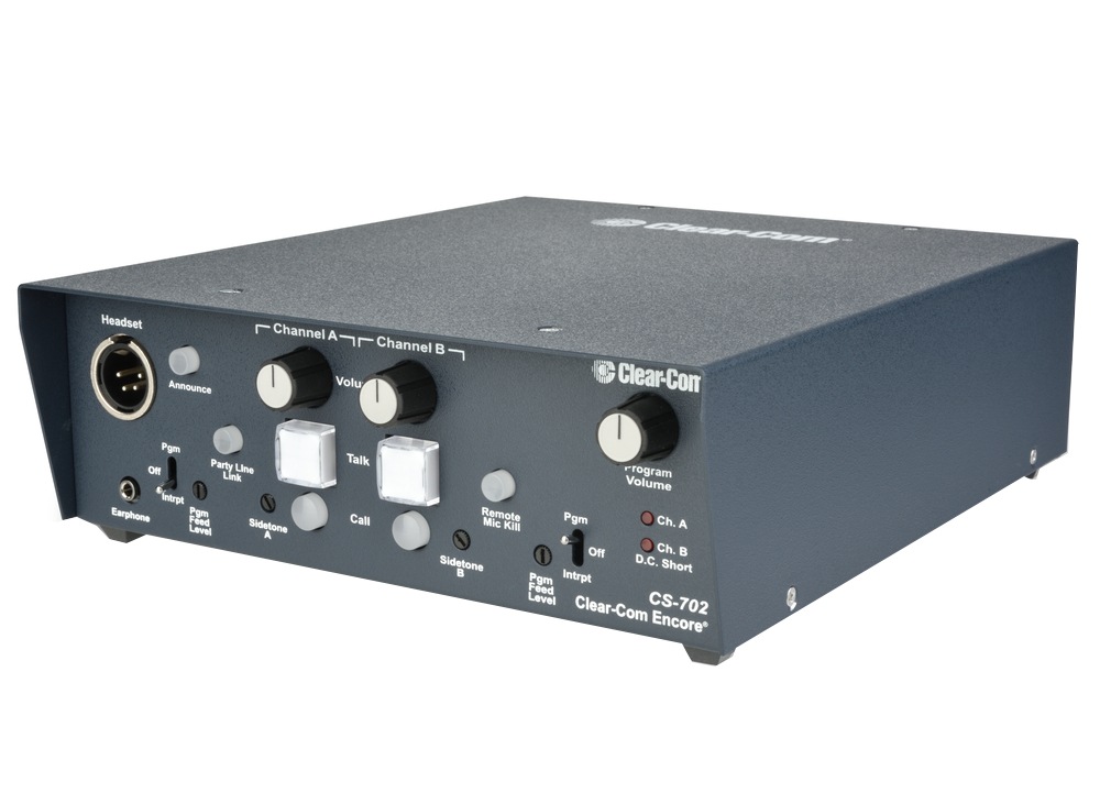 Clear-Com Encore Two-Channel Headset Main Station