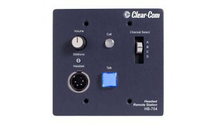 Clear-Com 4-Channel Remote Headset Station